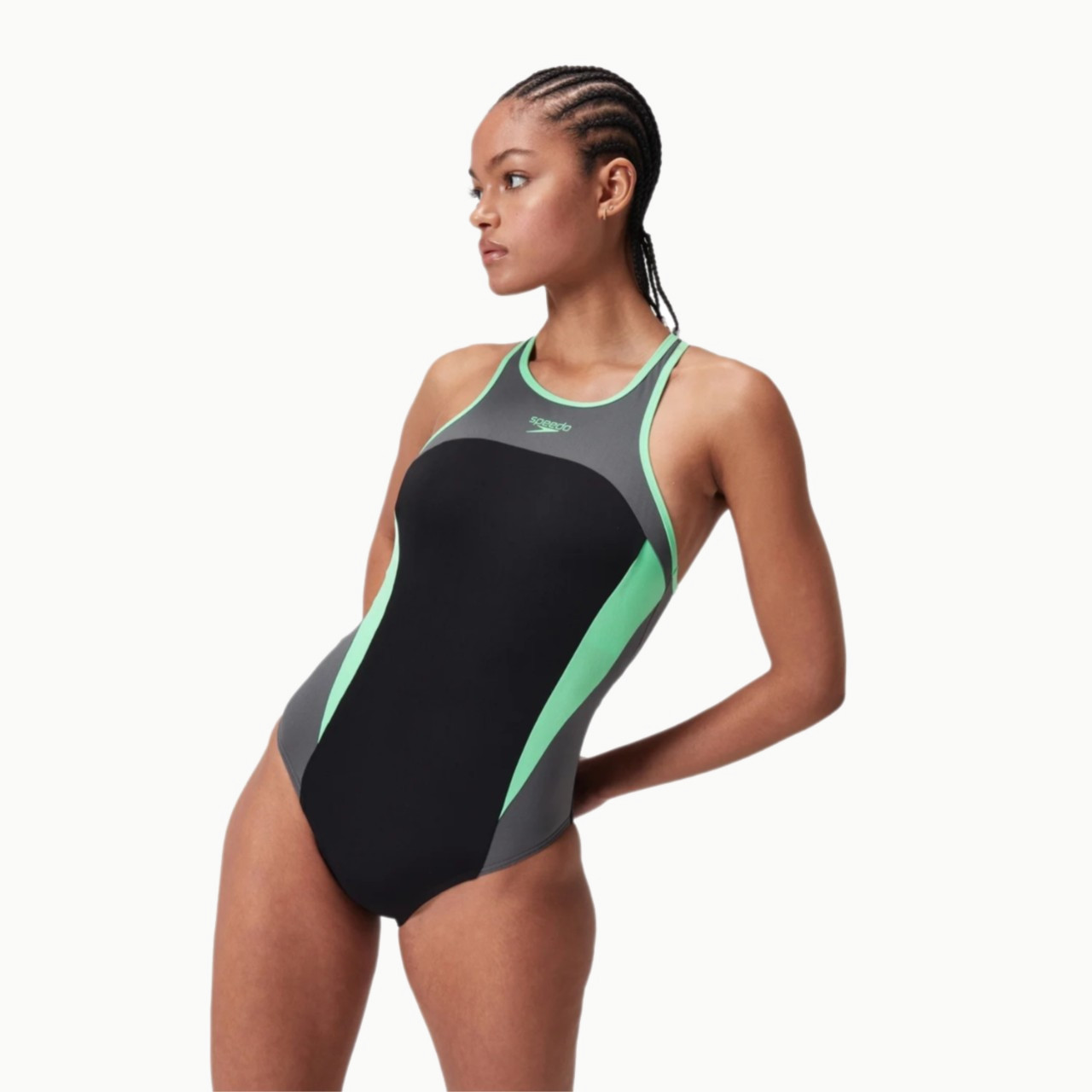 Купальник Speedo High Neck Splice Cross Back